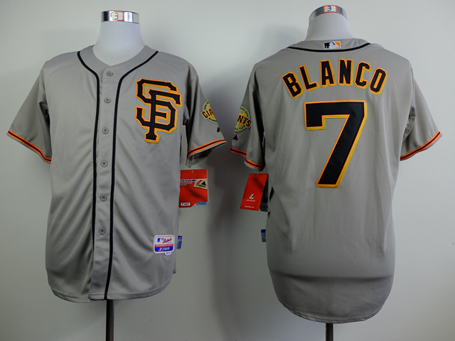 San Francisco Giants #7 Gregor Blanco Gray SF Edition Jerseys,We sell and wholesale San Francisco Giants #7 Gregor Blanco Gray SF Edition Jerseys on line form chian!