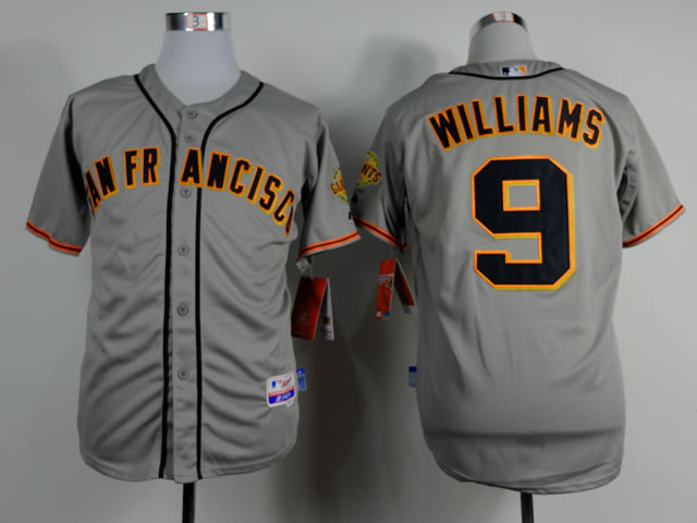 San Francisco Giants #9 Williams 2014 Gray Throwback Jerseys,We sell and wholesale San Francisco Giants #9 Williams 2014 Gray Throwback Jerseys on line form chian!