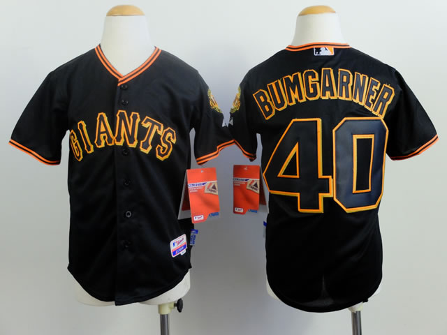 Youth San Francisco Giants #40 Madison Bumgarner Black Jerseys,We sell and wholesale Youth San Francisco Giants #40 Madison Bumgarner Black Jerseys on line form chian!