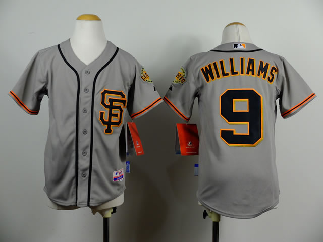 Youth San Francisco Giants #9 Williams Gray Jerseys,We sell and wholesale Youth San Francisco Giants #9 Williams Gray Jerseys on line form chian!