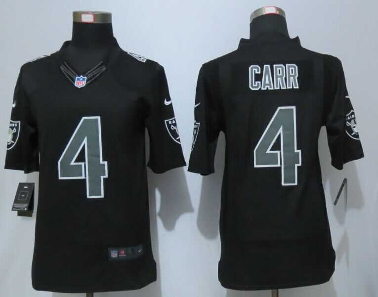 Nike Limited Oakland Raiders #4 Carr Impact Black Jerseys,We sell and wholesale Nike Limited Oakland Raiders #4 Carr Impact Black Jerseys on line form chian!