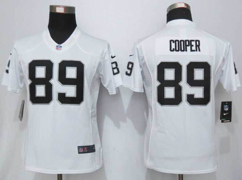 Womens Limited Nike Oakland Raiders #89 Cooper White Jerseys,We sell and wholesale Womens Limited Nike Oakland Raiders #89 Cooper White Jerseys on line form chian!