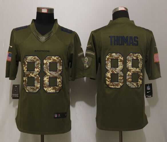 Nike Limited Denver Broncos #88 Thomas Salute To Service Green Jerseys,We sell and wholesale Nike Limited Denver Broncos #88 Thomas Salute To Service Green Jerseys on line form chian!