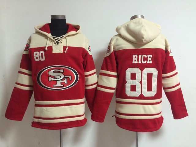 San Francisco 49ers #80 Jerry Rice Red Stitched Hoodie,We sell and wholesale San Francisco 49ers #80 Jerry Rice Red Stitched Hoodie on line form chian!