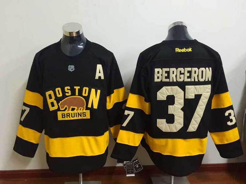 Boston Bruins #37 Patrice Bergeron A Patch 2015 Black Jerseys,We sell and wholesale Boston Bruins #37 Patrice Bergeron A Patch 2015 Black Jerseys on line form chian!