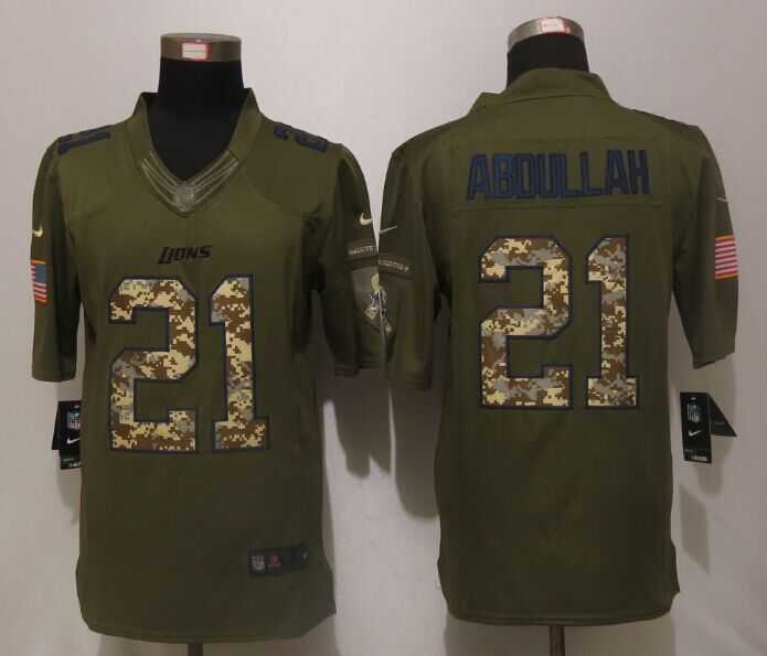 Nike Limited Detroit Lions #21 Abdullah Green Salute To Service Jerseys,We sell and wholesale Nike Limited Detroit Lions #21 Abdullah Green Salute To Service Jerseys on line form chian!