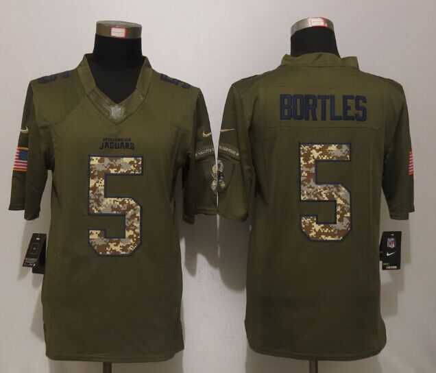 Nike Limited Jacksonville Jaguars #5 Blake Bortles Green Salute To Service Jerseys,We sell and wholesale Nike Limited Jacksonville Jaguars #5 Blake Bortles Green Salute To Service Jerseys on line form chian!