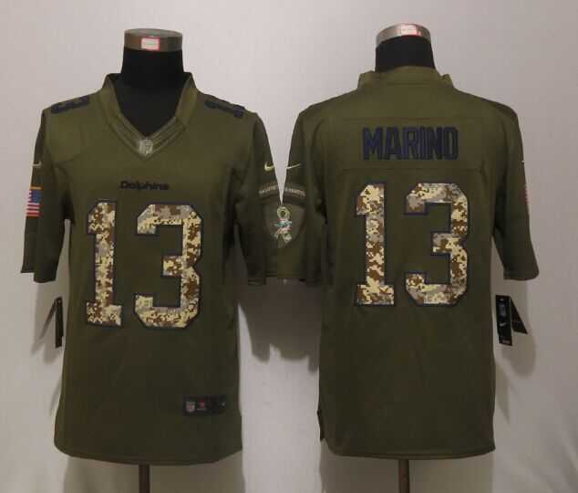 Nike Limited Miami Dolphins #13 Marino Green Salute To Service Jerseys,We sell and wholesale Nike Limited Miami Dolphins #13 Marino Green Salute To Service Jerseys on line form chian!