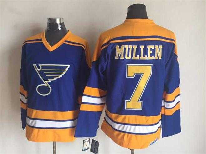 St. Louis Blues #7 Mullen CCM Throwback Blue Jerseys,We sell and wholesale St. Louis Blues #7 Mullen CCM Throwback Blue Jerseys on line form chian!