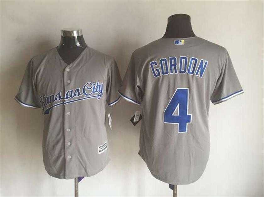 Majestic Kansas City Royals #4 Alex Gordon Gray Stitched Jerseys,We sell and wholesale Majestic Kansas City Royals #4 Alex Gordon Gray Stitched Jerseys on line form chian!