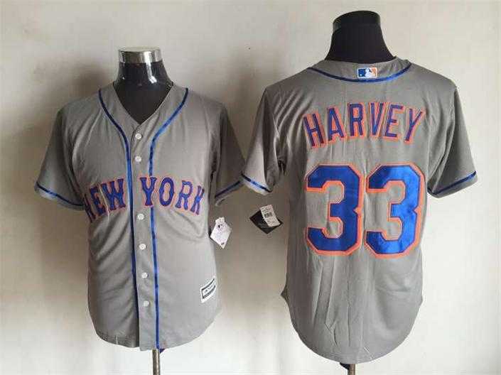 Majestic New York Mets #33 Matt Harvey Gray MLB Stitched Jerseys,We sell and wholesale Majestic New York Mets #33 Matt Harvey Gray MLB Stitched Jerseys on line form chian!
