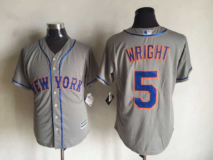 Majestic New York Mets #5 David Wright Gray MLB Stitched Jerseys,We sell and wholesale Majestic New York Mets #5 David Wright Gray MLB Stitched Jerseys on line form chian!