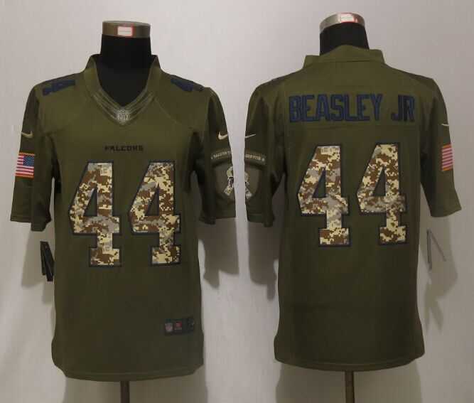 Nike Limited Atlanta Falcons #44 Beasley jr Green Salute To Service Jerseys,We sell and wholesale Nike Limited Atlanta Falcons #44 Beasley jr Green Salute To Service Jerseys on line form chian!