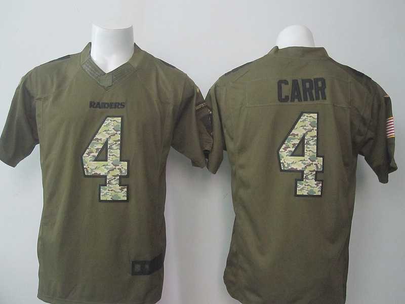 Nike Limited Okaland Raiders #4 Carr Green Salute To Service Jerseys,We sell and wholesale Nike Limited Okaland Raiders #4 Carr Green Salute To Service Jerseys on line form chian!