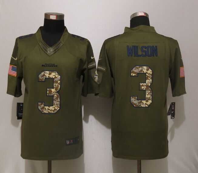 Nike Limited Seattle Seahawks #3 Wilson Green Salute To Service Jerseys,We sell and wholesale Nike Limited Seattle Seahawks #3 Wilson Green Salute To Service Jerseys on line form chian!