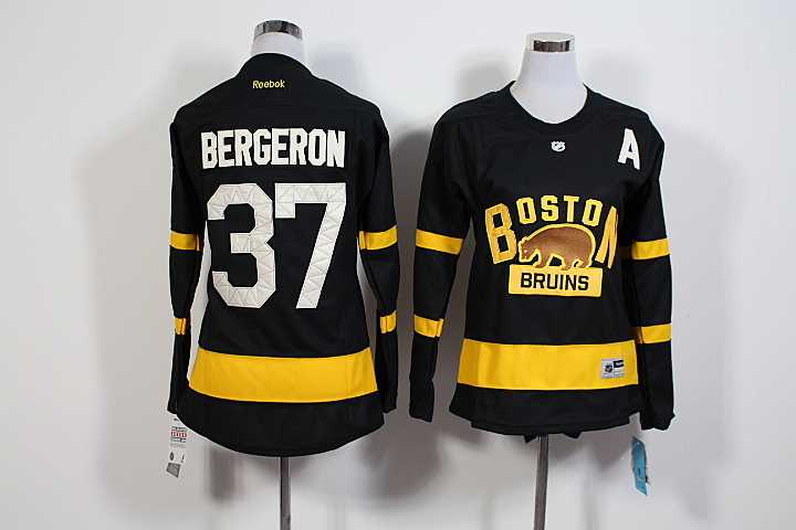 Womens Boston Bruins #37 Patrice Bergeron 2015 Stadium Series Black Jerseys,We sell and wholesale Womens Boston Bruins #37 Patrice Bergeron 2015 Stadium Series Black Jerseys on line form chian!