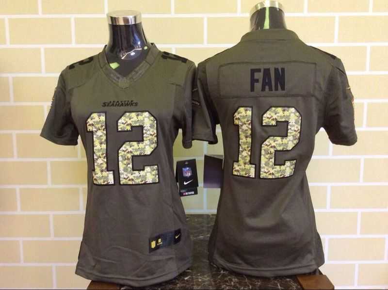 Womens Limited Nike Seattle Seahawks #12 Fan Salute To Service Green Jerseys,We sell and wholesale Womens Limited Nike Seattle Seahawks #12 Fan Salute To Service Green Jerseys on line form chian!