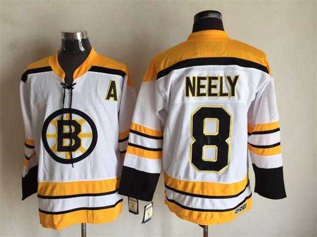 Boston Bruins #8 Cam Neely White-Yellow CCM Throwback Jerseys,We sell and wholesale Boston Bruins #8 Cam Neely White-Yellow CCM Throwback Jerseys on line form chian!