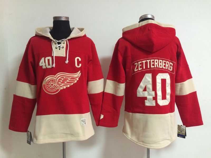 Detroit Red Wings #40 Henrik Zetterberg 2016 Red Stitched Hoodie,We sell and wholesale Detroit Red Wings #40 Henrik Zetterberg 2016 Red Stitched Hoodie on line form chian!