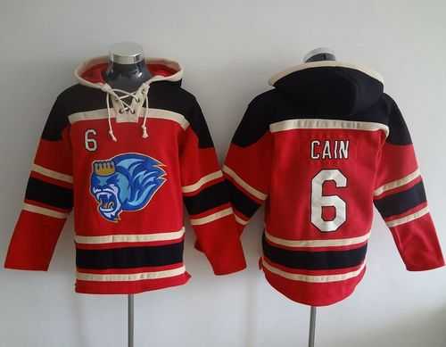 Kansas City Royals #6 Lorenzo Cain Red Sawyer Hooded Sweatshirt MLB Hoodie,We sell and wholesale Kansas City Royals #6 Lorenzo Cain Red Sawyer Hooded Sweatshirt MLB Hoodie on line form chian!
