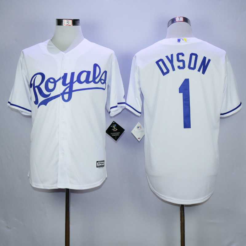 Majestic Kansas City Royals #1 Jarrod Dyson White MLB Stitched Jerseys,We sell and wholesale Majestic Kansas City Royals #1 Jarrod Dyson White MLB Stitched Jerseys on line form chian!