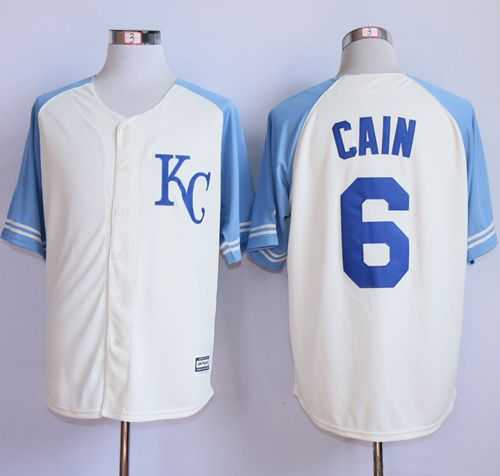 Majestic Kansas City Royals #6 Lorenzo Cain Cream Exclusive Vintage Stitched MLB Jerseys,We sell and wholesale Majestic Kansas City Royals #6 Lorenzo Cain Cream Exclusive Vintage Stitched MLB Jerseys on line form chian!
