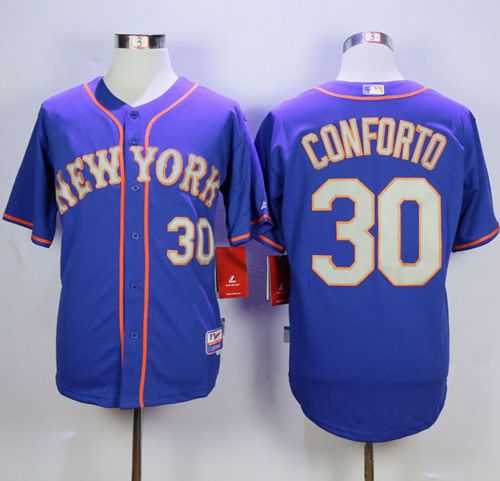 New York Mets #30 Michael Conforto Blue(Gray NO.) Alternate Road Cool Base Stitched MLB Jerseys,We sell and wholesale New York Mets #30 Michael Conforto Blue(Gray NO.) Alternate Road Cool Base Stitched MLB Jerseys on line form chian!