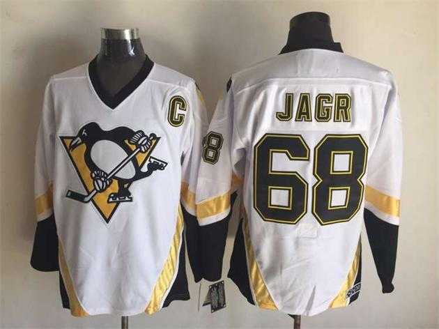 Pittsburgh Penguins #68 Jaromir Jagr White CCM Throwback Jerseys,We sell and wholesale Pittsburgh Penguins #68 Jaromir Jagr White CCM Throwback Jerseys on line form chian!