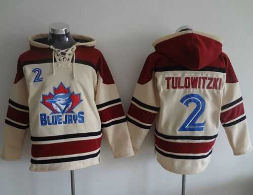 Toronto Blue Jays #2 Troy Tulowitzki Cream Sawyer Hooded Sweatshirt MLB Hoodie,We sell and wholesale Toronto Blue Jays #2 Troy Tulowitzki Cream Sawyer Hooded Sweatshirt MLB Hoodie on line form chian!