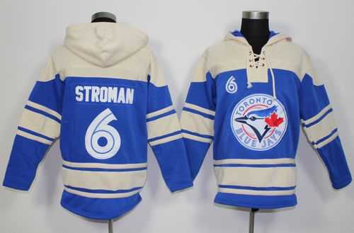 Toronto Blue Jays #6 Marcus Stroman Blue Sawyer Hooded Sweatshirt MLB Hoodie,We sell and wholesale Toronto Blue Jays #6 Marcus Stroman Blue Sawyer Hooded Sweatshirt MLB Hoodie on line form chian!