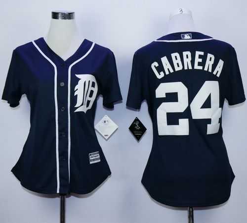 Womens Detroit Tigers #24 Miguel Cabrera Navy Blue Majestic Stitched Jerseys,We sell and wholesale Womens Detroit Tigers #24 Miguel Cabrera Navy Blue Majestic Stitched Jerseys on line form chian!