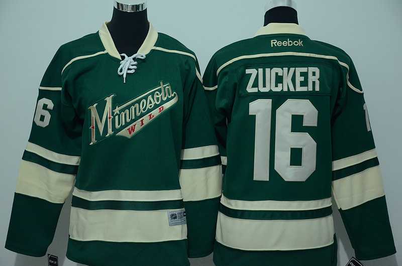 Youth Minnesota Wilds #16 Jason Zucker Green Jerseys,We sell and wholesale Youth Minnesota Wilds #16 Jason Zucker Green Jerseys on line form chian!