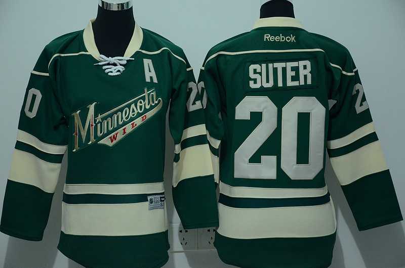 Youth Minnesota Wilds #20 Ryan Suter Green Jerseys,We sell and wholesale Youth Minnesota Wilds #20 Ryan Suter Green Jerseys on line form chian!