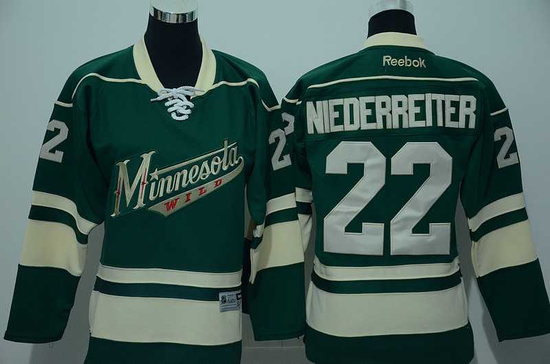 Youth Minnesota Wilds #22 Nino Niederreiter Green Jerseys,We sell and wholesale Youth Minnesota Wilds #22 Nino Niederreiter Green Jerseys on line form chian!