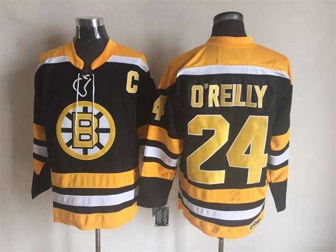 Boston Bruins #24 Terry O'Reilly Black Yellow CCM Throwback Stitched Jerseys,We sell and wholesale Boston Bruins #24 Terry O'Reilly Black Yellow CCM Throwback Stitched Jerseys on line form chian!