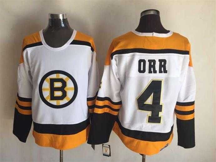 Boston Bruins #4 Bobby Orr Yellow White CCM Throwback Stitched Jerseys,We sell and wholesale Boston Bruins #4 Bobby Orr Yellow White CCM Throwback Stitched Jerseys on line form chian!