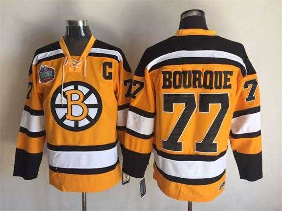 Boston Bruins #77 Ray Bourque Yellow Winter Classic CCM Throwback Stitched Jerseys,We sell and wholesale Boston Bruins #77 Ray Bourque Yellow Winter Classic CCM Throwback Stitched Jerseys on line form chian!