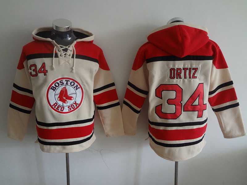 Boston Red Sox #34 Davod Ortiz Cream Stitched Hoodie,We sell and wholesale Boston Red Sox #34 Davod Ortiz Cream Stitched Hoodie on line form chian!