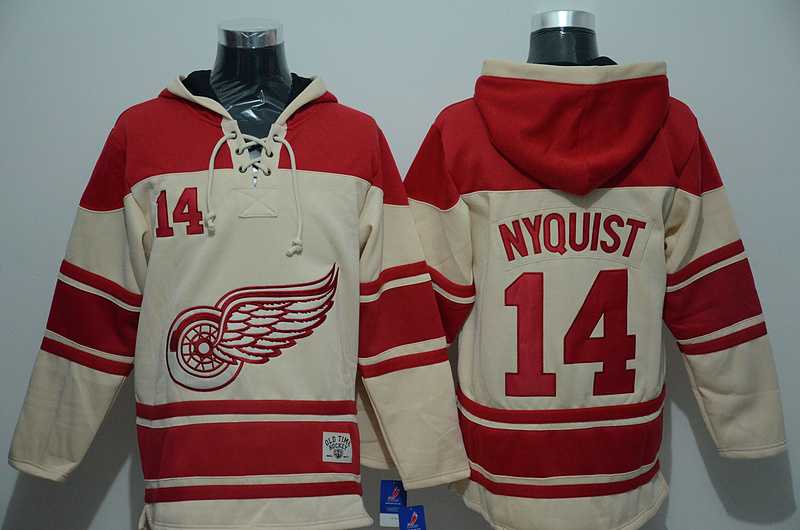 Detroit Red Wings #14 Brendan Shanahan Cream Hoodie,We sell and wholesale Detroit Red Wings #14 Brendan Shanahan Cream Hoodie on line form chian!
