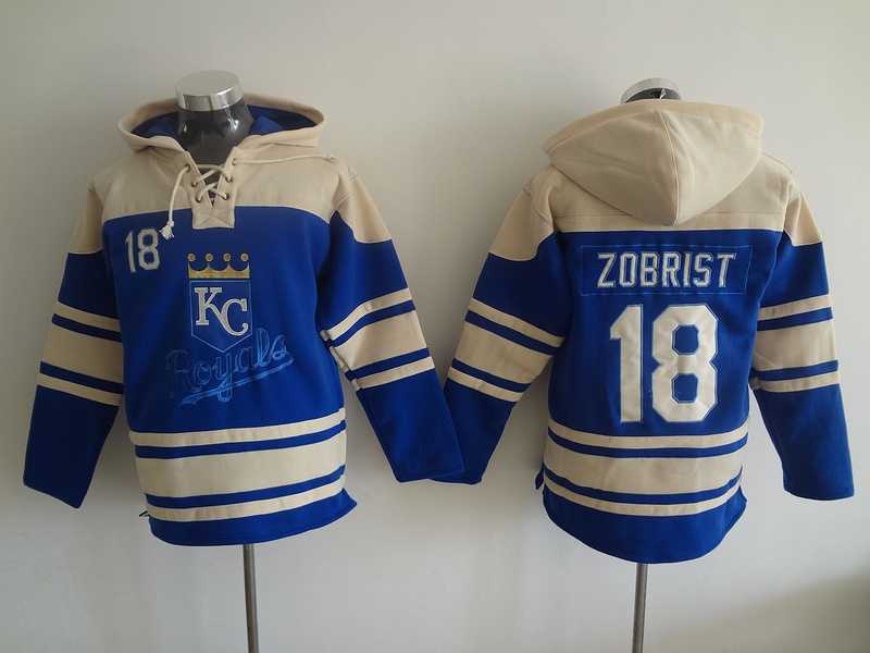 Kansas City Royals #18 Ben Zobrist Blue Stitched Hoodie,We sell and wholesale Kansas City Royals #18 Ben Zobrist Blue Stitched Hoodie on line form chian!