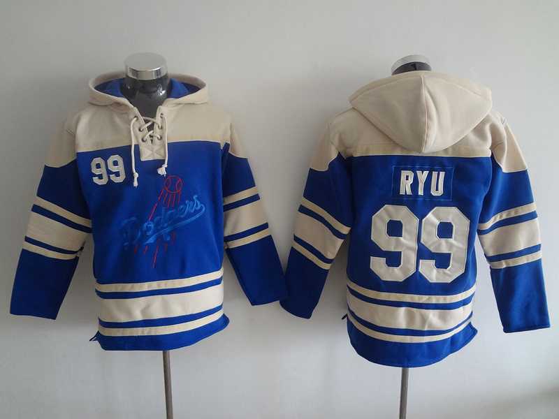 Los Angeles Dodgers #99 Hyun-Jin Ryu Blue Stitched Hoodie,We sell and wholesale Los Angeles Dodgers #99 Hyun-Jin Ryu Blue Stitched Hoodie on line form chian!