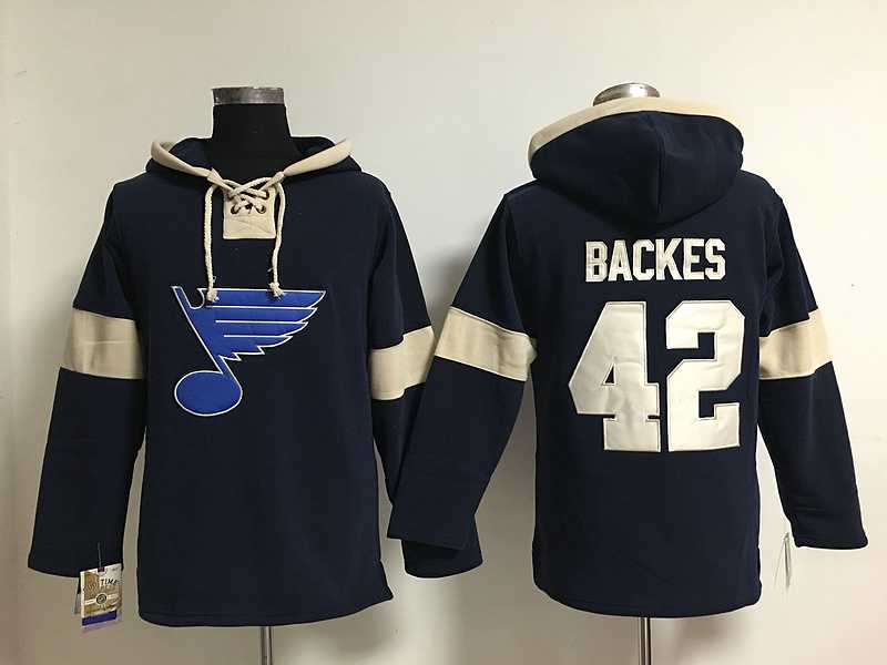 St. Louis Blues #42 Backes 2016 Dark Blue NHL Hoody,We sell and wholesale St. Louis Blues #42 Backes 2016 Dark Blue NHL Hoody on line form chian!
