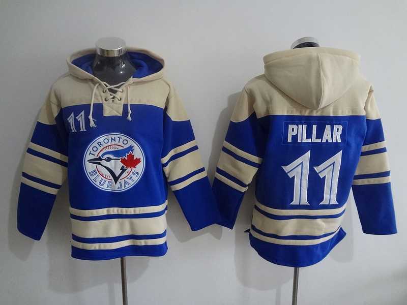 Toronto Blue Jays #11 Kevin Pillar Blue Stitched Hoodie,We sell and wholesale Toronto Blue Jays #11 Kevin Pillar Blue Stitched Hoodie on line form chian!