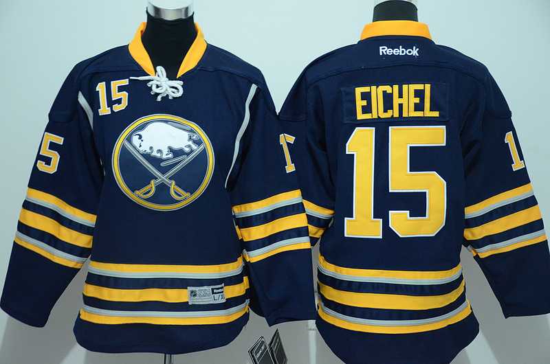 Youth Buffalo Sabres #15 Eichel Dark Blue Stitched Jerseys,We sell and wholesale Youth Buffalo Sabres #15 Eichel Dark Blue Stitched Jerseys on line form chian!