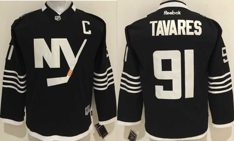 Youth New York Islanders #91 John Tavares Black Alternate Stitched Jerseys,We sell and wholesale Youth New York Islanders #91 John Tavares Black Alternate Stitched Jerseys on line form chian!