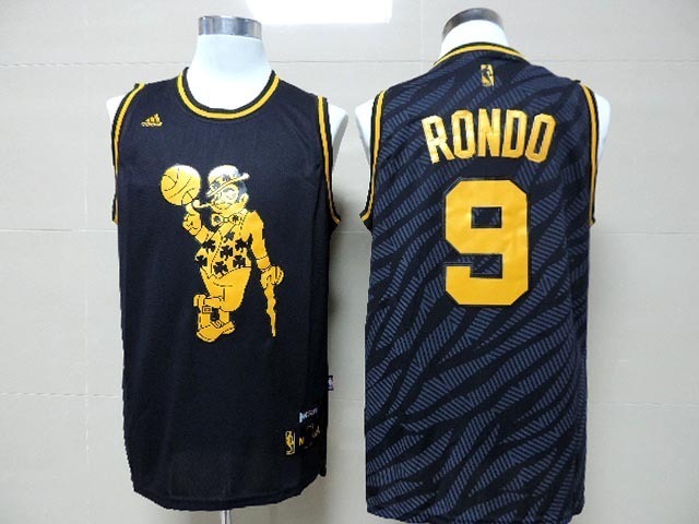 Boston Celtics #9 Rajon Rondo Black With Golden Swingman Jerseys,We sell and wholesale Boston Celtics #9 Rajon Rondo Black With Golden Swingman Jerseys on line form chian!