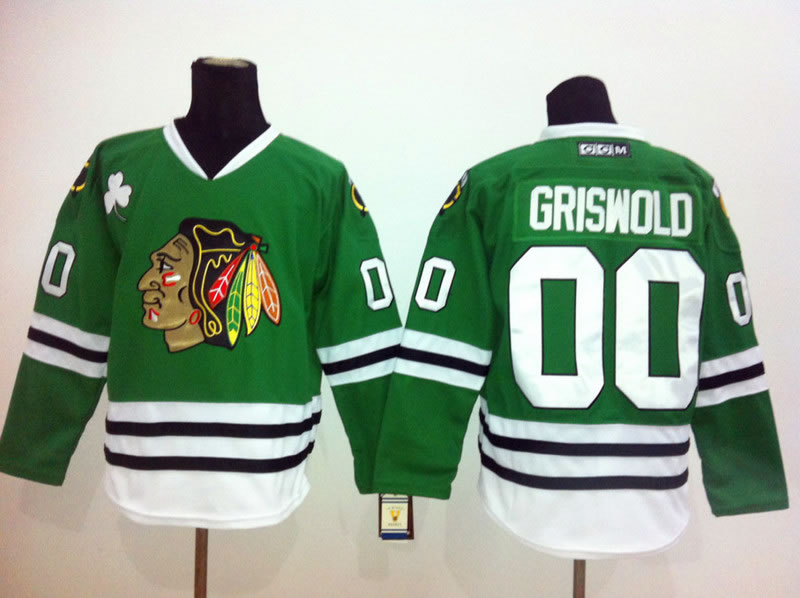 Chicago Blackhawks #00 Clark Griswold Green Throwback CCM Jerseys,We sell and wholesale Chicago Blackhawks #00 Clark Griswold Green Throwback CCM Jerseys on line form chian!