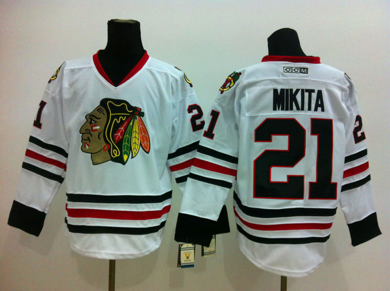 Chicago Blackhawks #21 Stan Mikita White Jerseys,We sell and wholesale Chicago Blackhawks #21 Stan Mikita White Jerseys on line form chian!