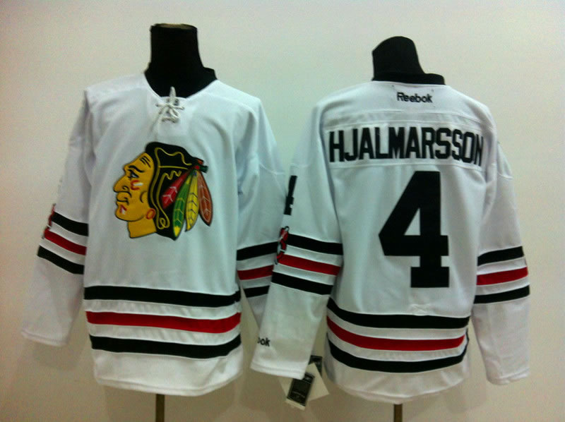 Chicago Blackhawks #4 Niklas Hjalmarsson White Jerseys,We sell and wholesale Chicago Blackhawks #4 Niklas Hjalmarsson White Jerseys on line form chian!