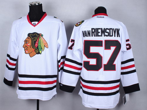 Chicago Blackhawks #57 Trevor Van Riemsdyk White Jerseys,We sell and wholesale Chicago Blackhawks #57 Trevor Van Riemsdyk White Jerseys on line form chian!